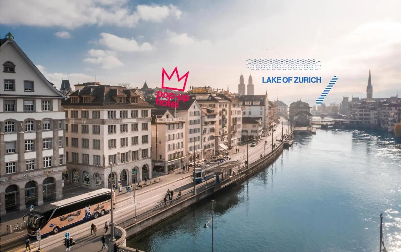 Pop Up Hotel Krone Zuerich 2*, Zurych